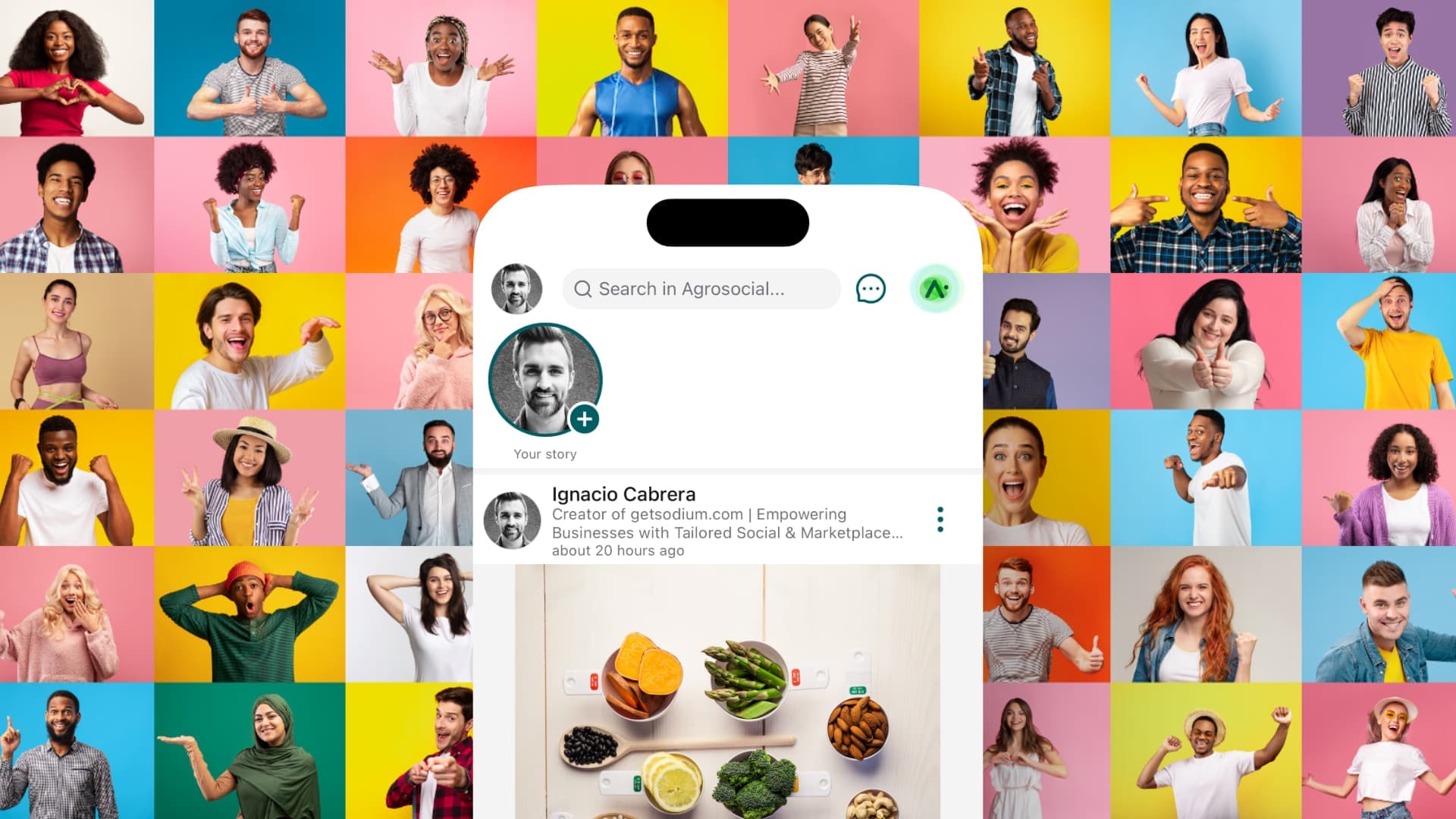 Sodium social commerce platform interface
